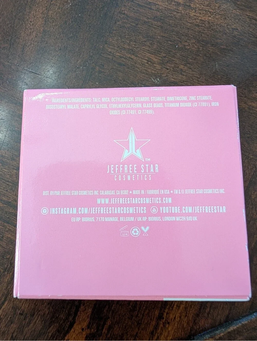 Jeffree Star Cosmetics Eyeshadow Open Range 0.05 oz NIB